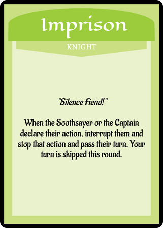 One of the Knight's Actions.