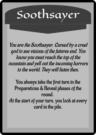 The Soothsayer's Character Card