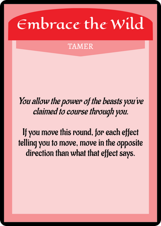 One of the Tamer's Actions.